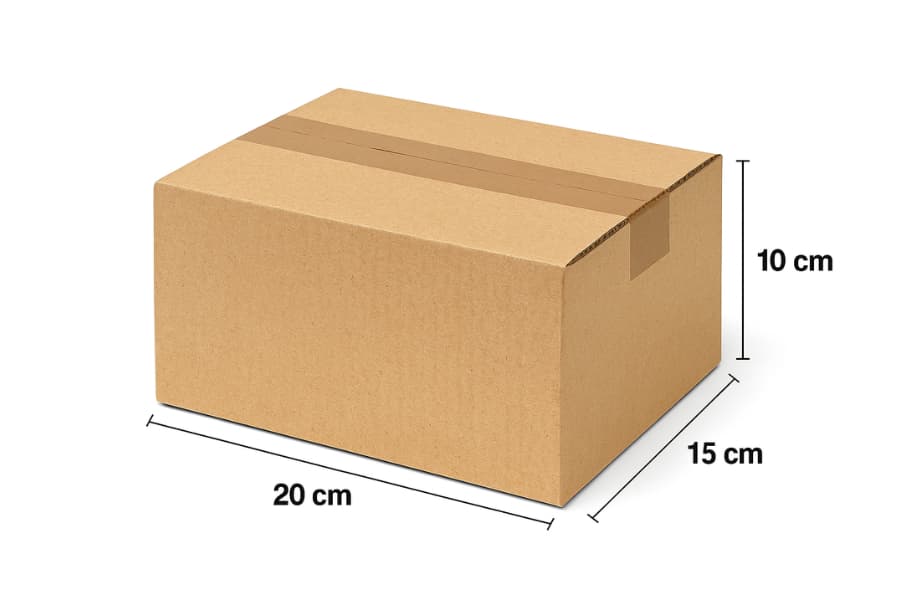 Ảnh: Hộp carton size 20x15x10